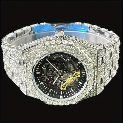 CEAS CRISTALE SKELETON WATCH CU MECANISM VIZIBIL