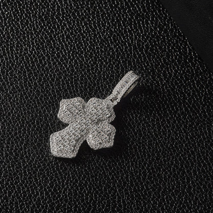 CRUCE CRISTALE PLACATA CU AUR 18K