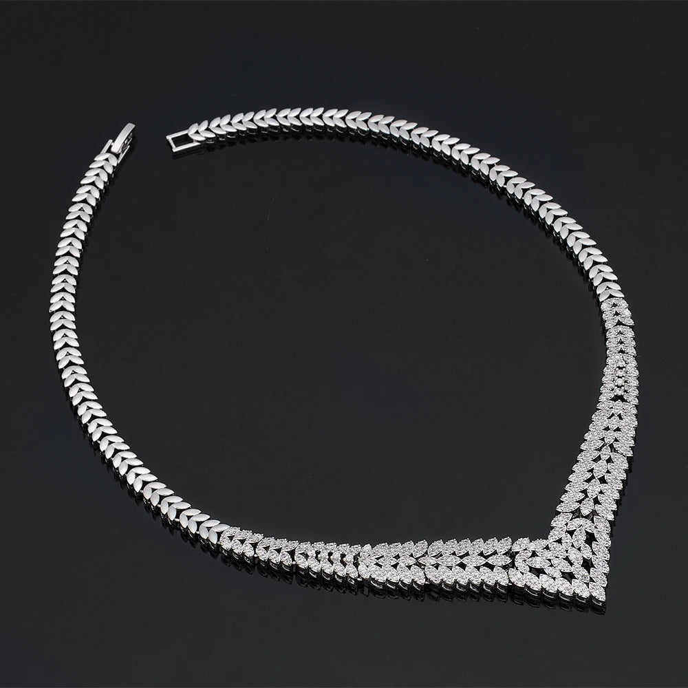 PROMOTIE COLIER+BRATARA+INEL+CERCEI CRISTAL PLACAT AUR 24K