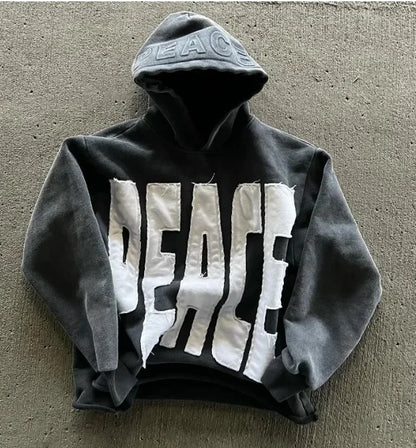 Zipper Hoodie Men Y2K New Harajuku Gothic