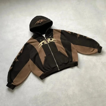 Zipper Hoodie Men Y2K New Harajuku Gothic
