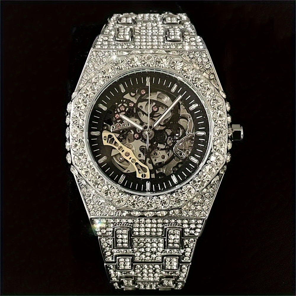 CEAS CRISTALE SKELETON WATCH CU MECANISM VIZIBIL
