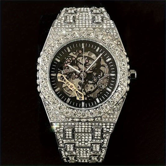 CEAS CRISTALE SKELETON WATCH CU MECANISM VIZIBIL